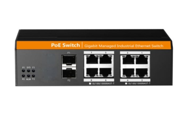 Foredge IS108GPS-2F коммутатор L2 8х1G, 2x1G SFP, POE