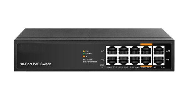Foredge AI8082M коммутатор L2 8х10/100Mbps POE+2х1Gbps