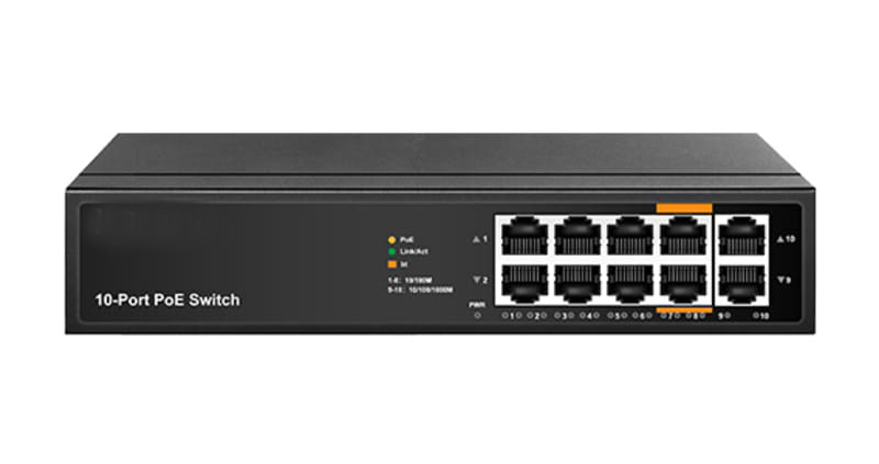 Foredge AI8082M коммутатор L2 8х10/100Mbps POE+2х1Gbps